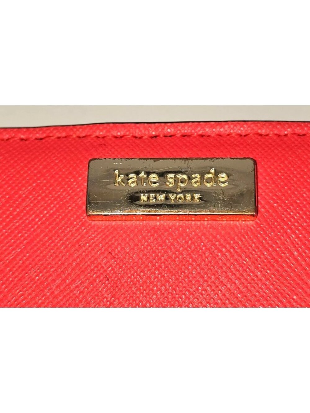 Kate Spade Women's Geranium Saffiano Leather Wallet Newbury Lane Stacy 292 - Picture 11 of 12